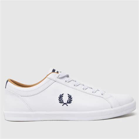 fred perry baseline white